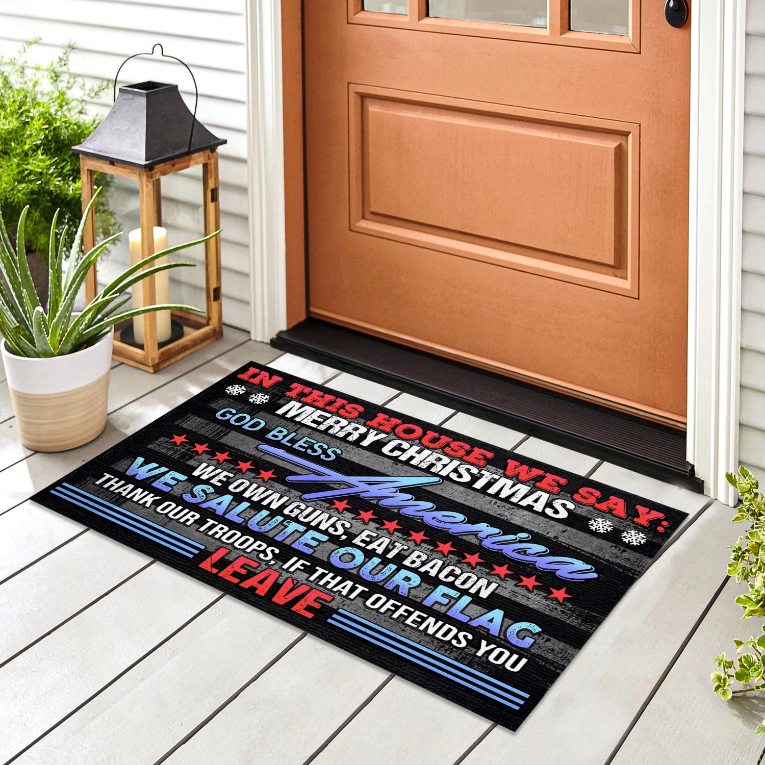 4 HG. In This House We Say DOORMAT (3) Doormat mockup 8