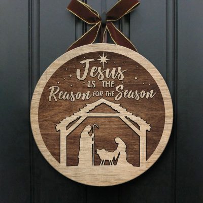 Wooden Door Sign