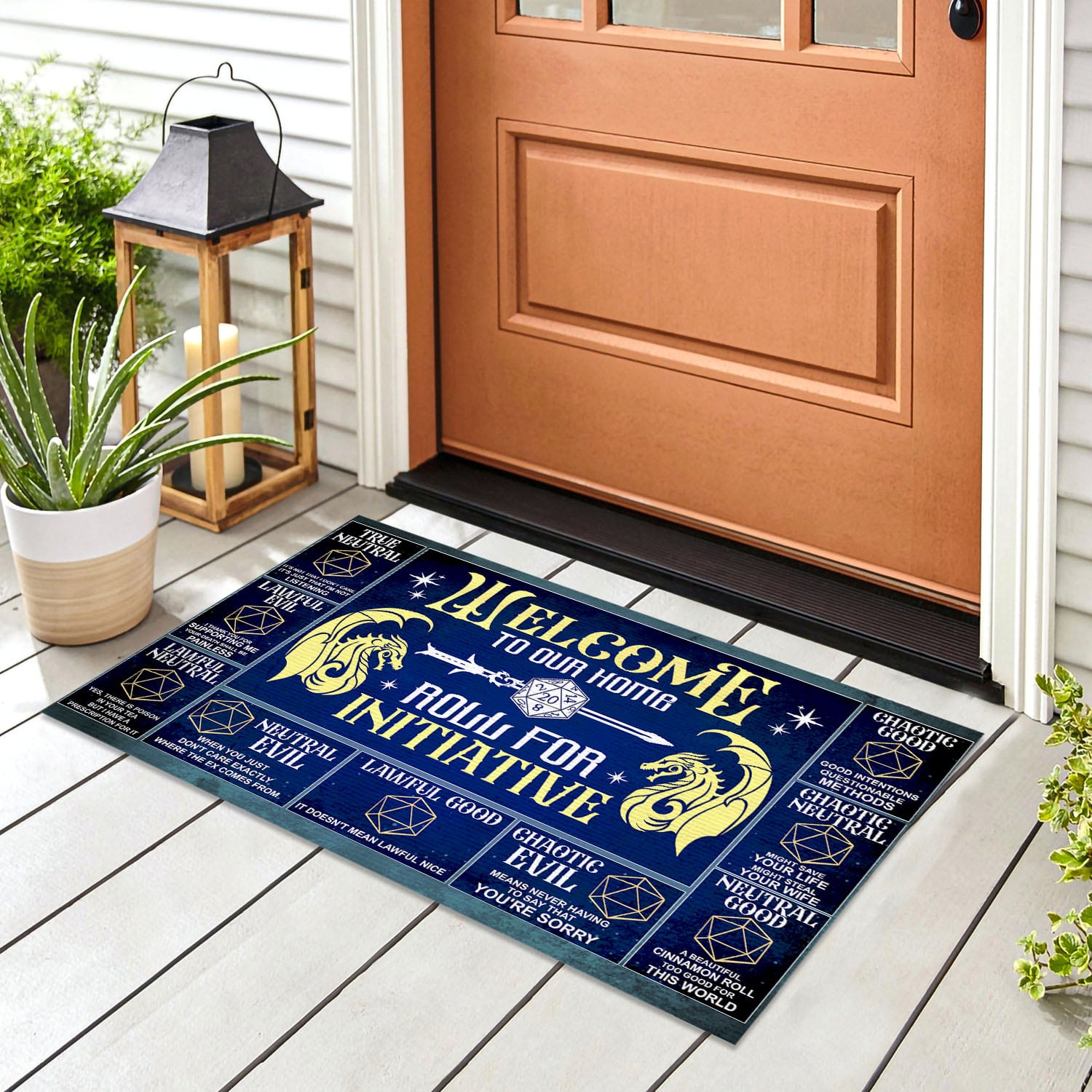 6VT. Dnd Welcome To Our Home Doormat mockup 8