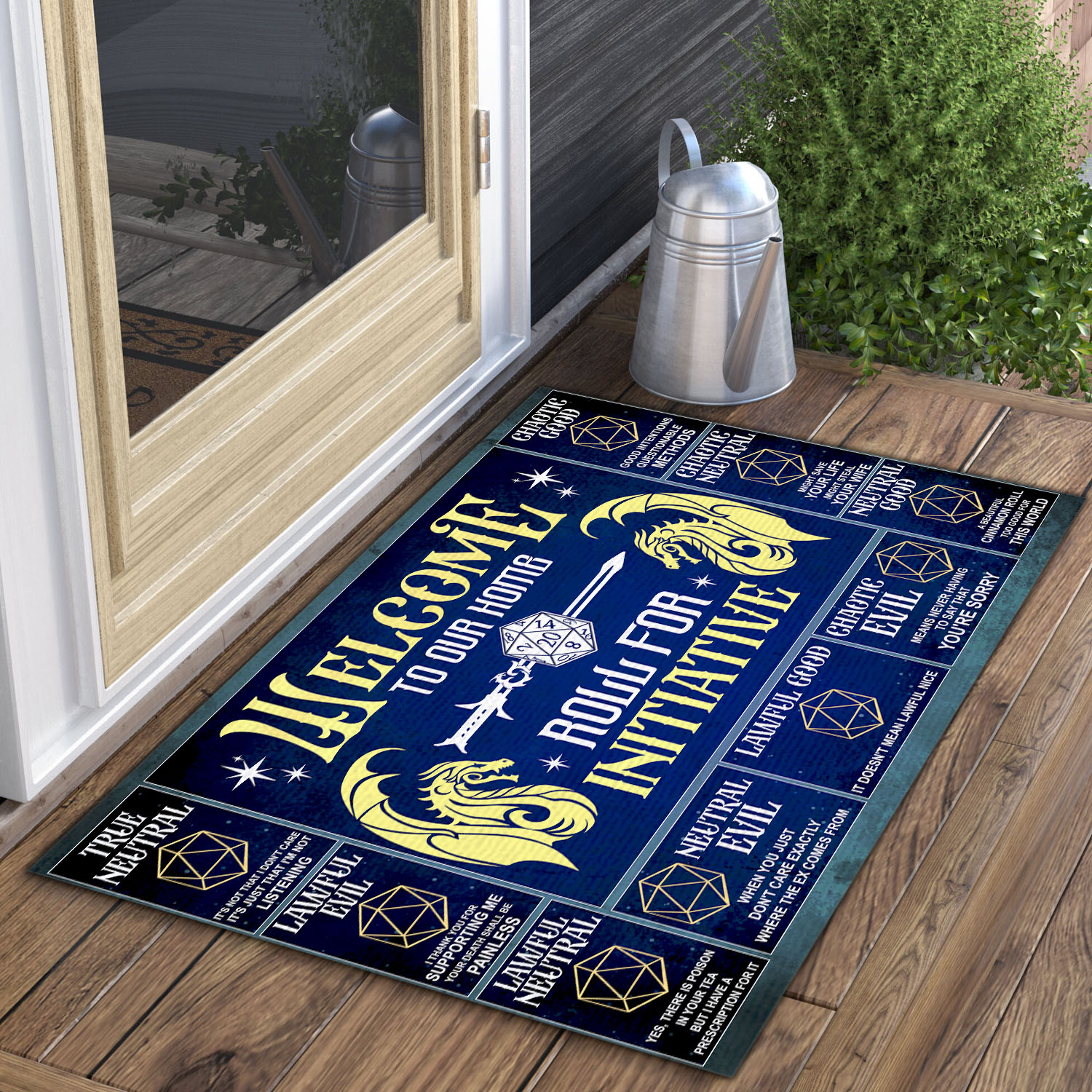 6VT. Dnd Welcome To Our Home Doormat mockup 3