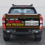 1Th. Christmas New President Tailgate Wrap (2) Tailgate Wrap Mockup 2