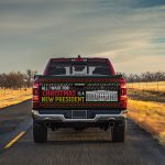 1Th. Christmas New President Tailgate Wrap (2) Tailgate Wrap Mockup 13