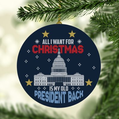 1o. Old President Back (circle Ornament) Circle Mockup 1