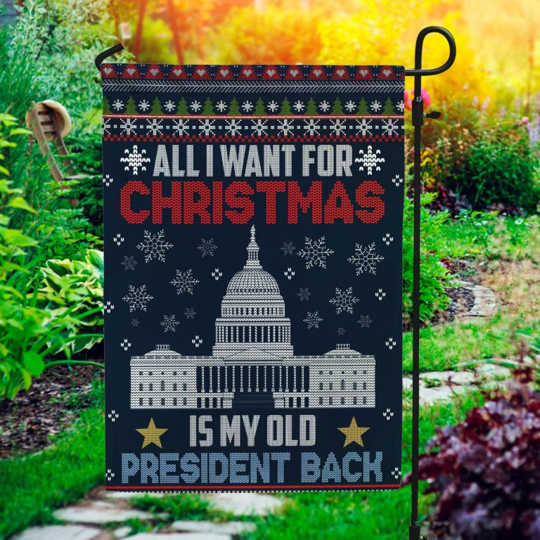 1o. Old President Back 30x40 Garden Flag Mockup 1fx