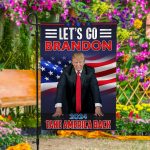 7vt. Let's Go Brandon Take America Back Garden Flag Mockup 4