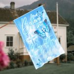 8. Believe In Possibilities House Flag Mockup 4