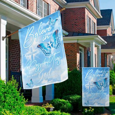 8. Believe In Possibilities Garden & House Mockup 2