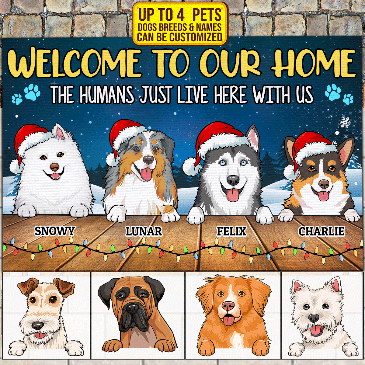1. Welcome To Our Home Doormat (custom 1200 1) 1. Welcome To Our Home Doormat (custom 1200 1)