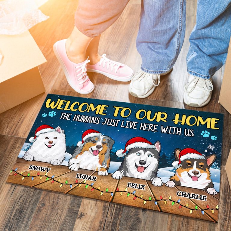 1. Welcome To Our Home Doormat Mockup 6