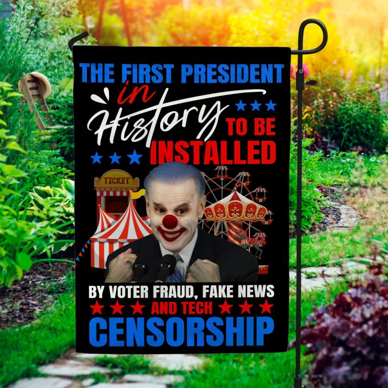 2o. First President 30x40 Garden Flag Mockup 1