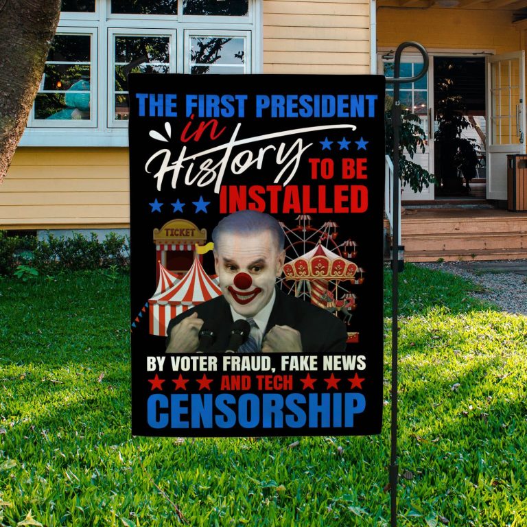 2o. First President 30x40 Garden Flag Mockup 3fx