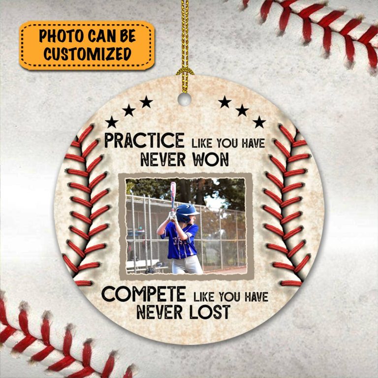 3vt. Baseball Practice Like You Have Ornament Mk2