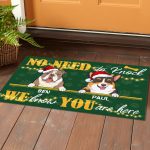 3o. No Need To Knock 2 (sample Design) Doormat Mockup 1