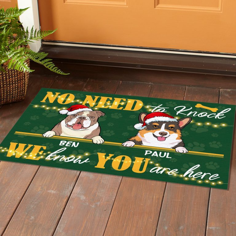 3o. No Need To Knock 2 (sample Design) Doormat Mockup 1