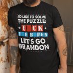 5vt. Solve The Puzzle Let's Go Brandon Tee Mk2