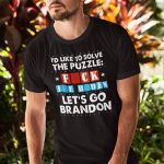 5vt. Solve The Puzzle Let's Go Brandon Tee Mk1