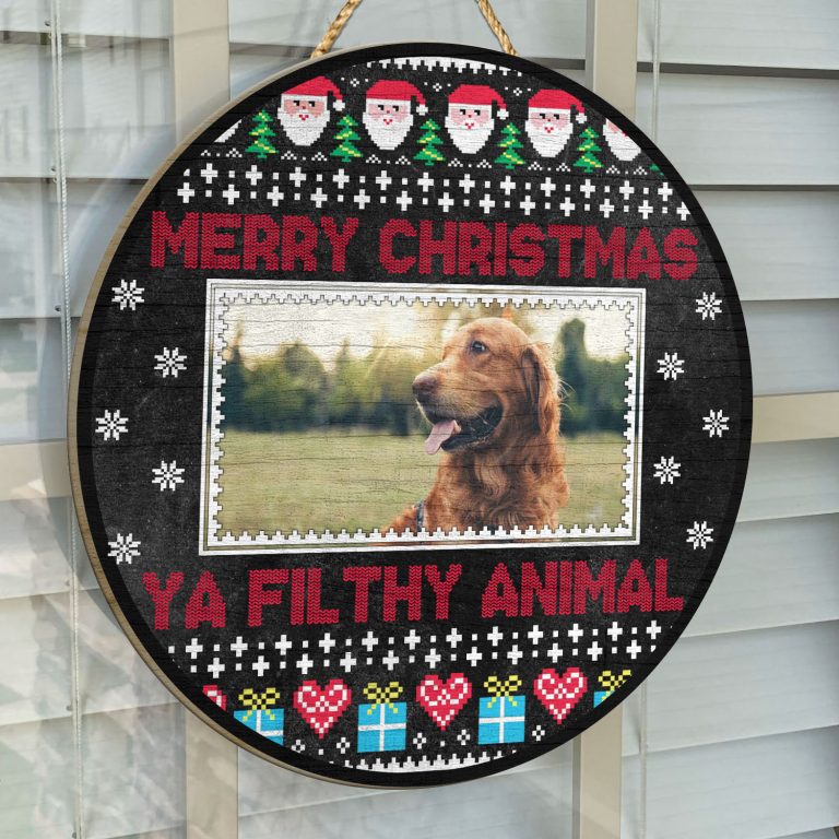 2vt. Ya Filthy Animal Door Sign Sample Design Door Sign Mockup 14