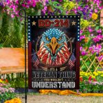 3kt. Dd 214 It's A Veteran 30x40 Garden Flag Mockup 4