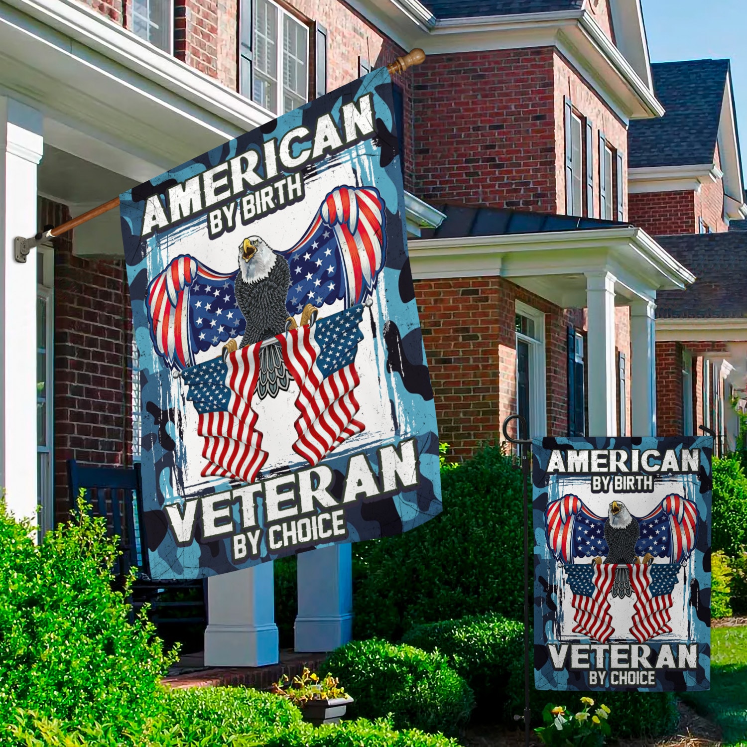 6kt. American By Birth Veteran 30x40 Garden & House Mockup 2
