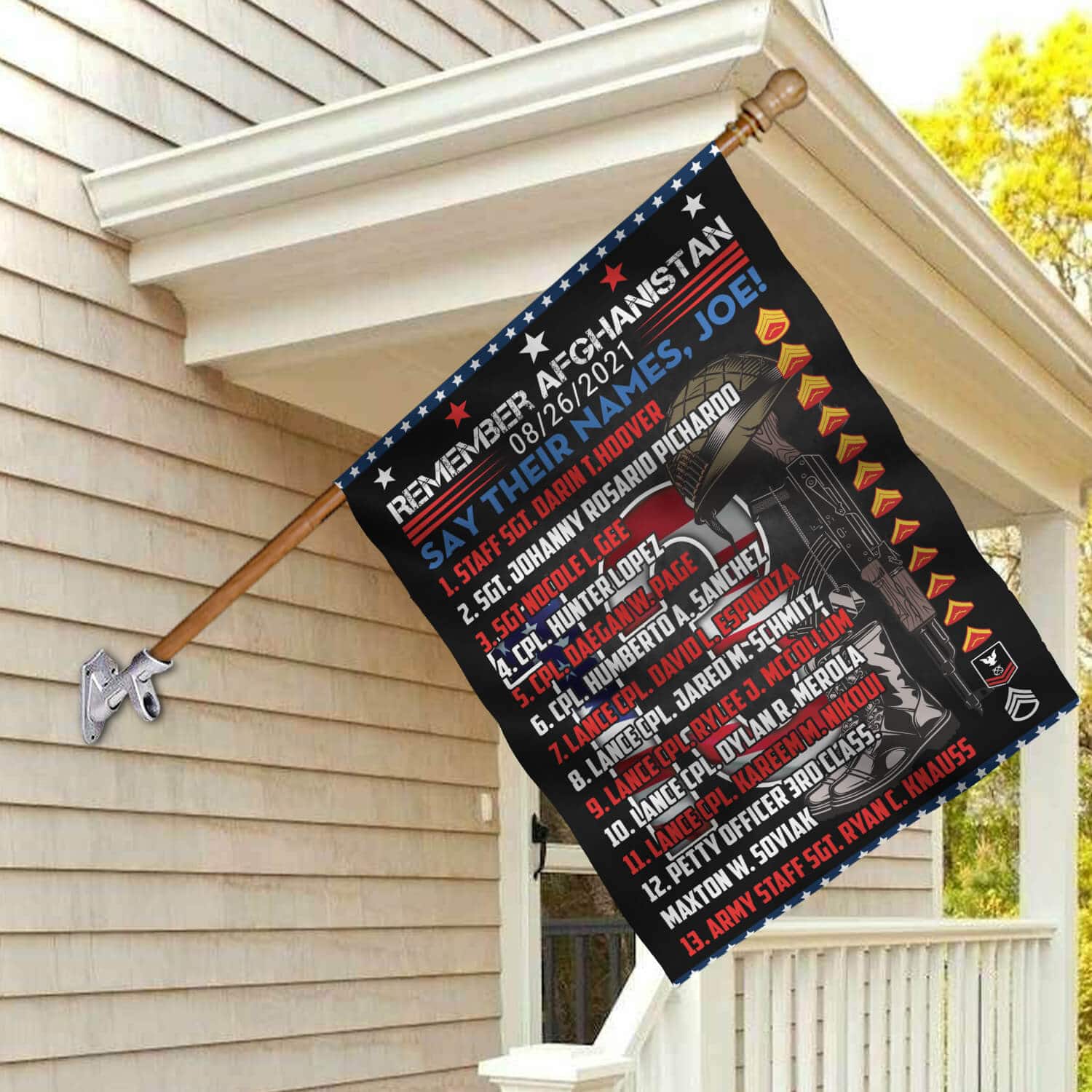 1tm. Remember Afghanistan Joe 30x40 (1) House Flag Mockup 2 1tm. Remember Afghanistan Joe 30x40 (1) House Flag Mockup 2