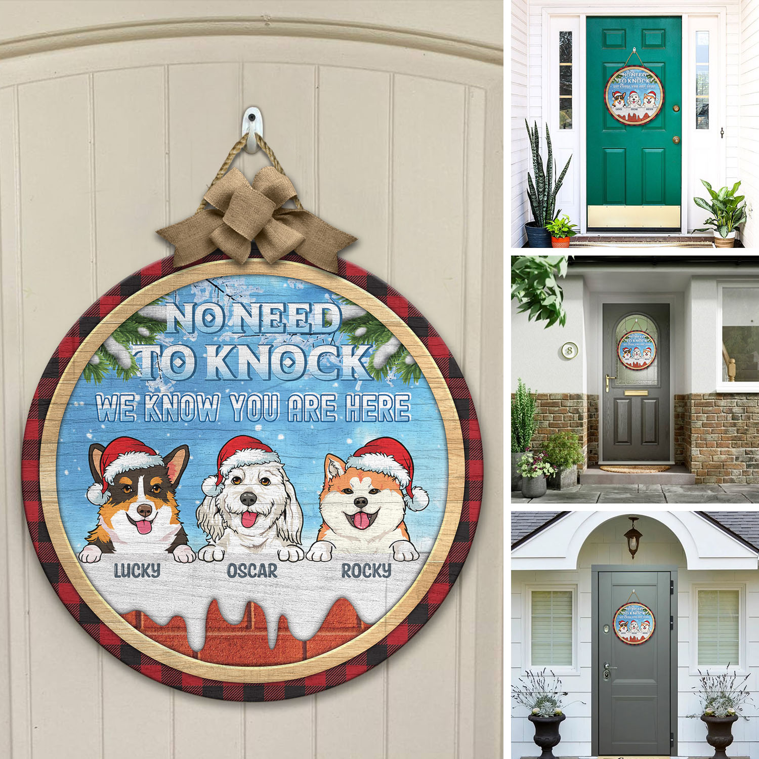 8vt. No Need To Knock Dog Breeds (sample Design 3) Door Sign Mockup 12 8vt. No Need To Knock Dog Breeds (sample Design 3) Door Sign Mockup 12