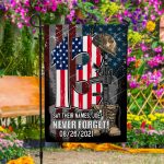 10vt. Say Their Names Joe Flag Garden Flag Mockup 4