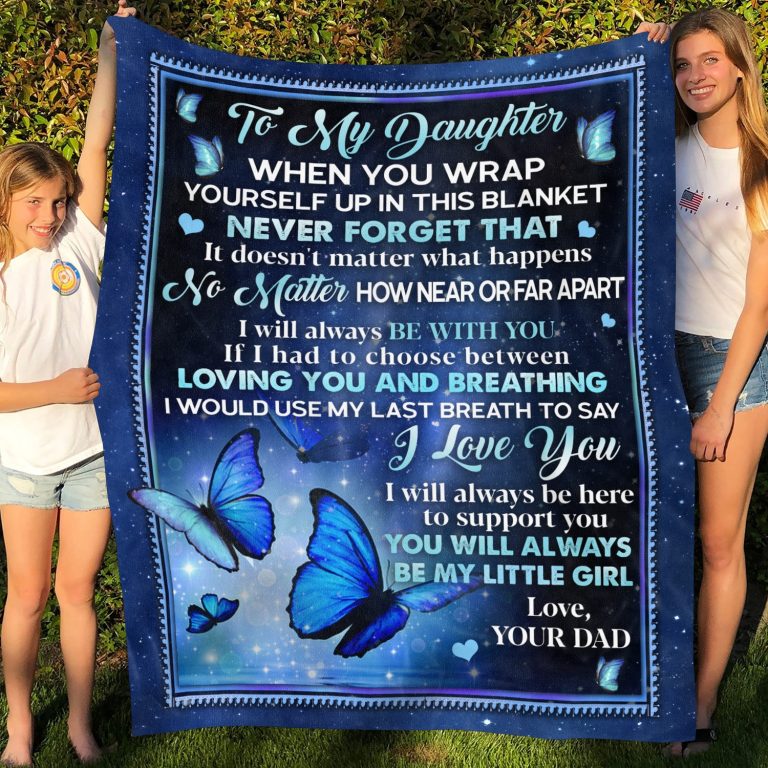 4o. To My Daughter When You Dad Fix Blanket Mockup 5