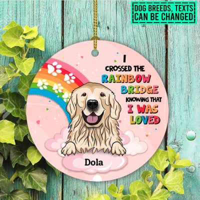 5vt. Crossed The Rainbow Bridge Ornament Mk3