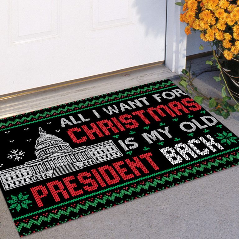 6vt. Old President All I Want Doormat Doormat Mockup 11