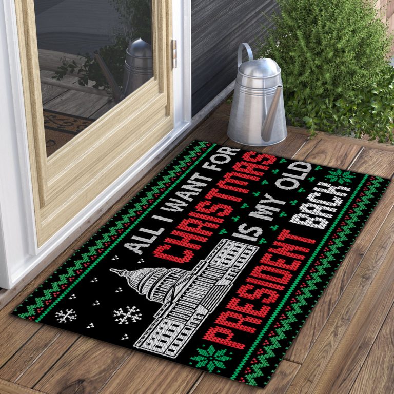 6vt. Old President All I Want Doormat Doormat Mockup 3
