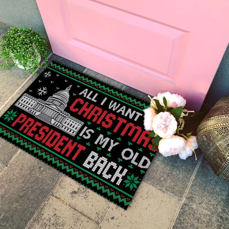 6vt. Old President All I Want Doormat Doormat Mockup 4
