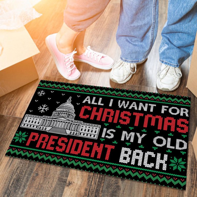 6vt. Old President All I Want Doormat Doormat Mockup 6