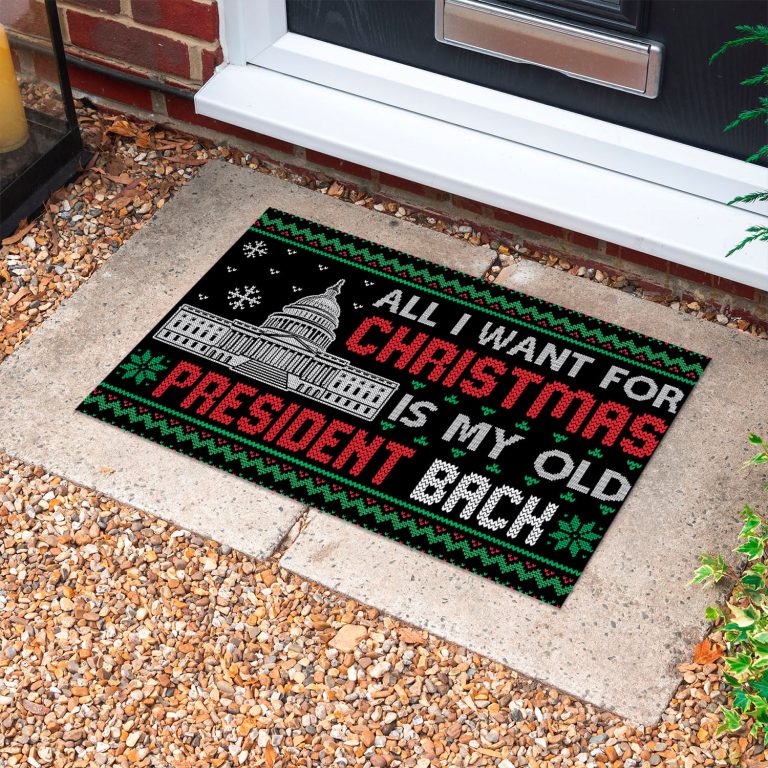 6vt. Old President All I Want Doormat Doormat Mockup 10