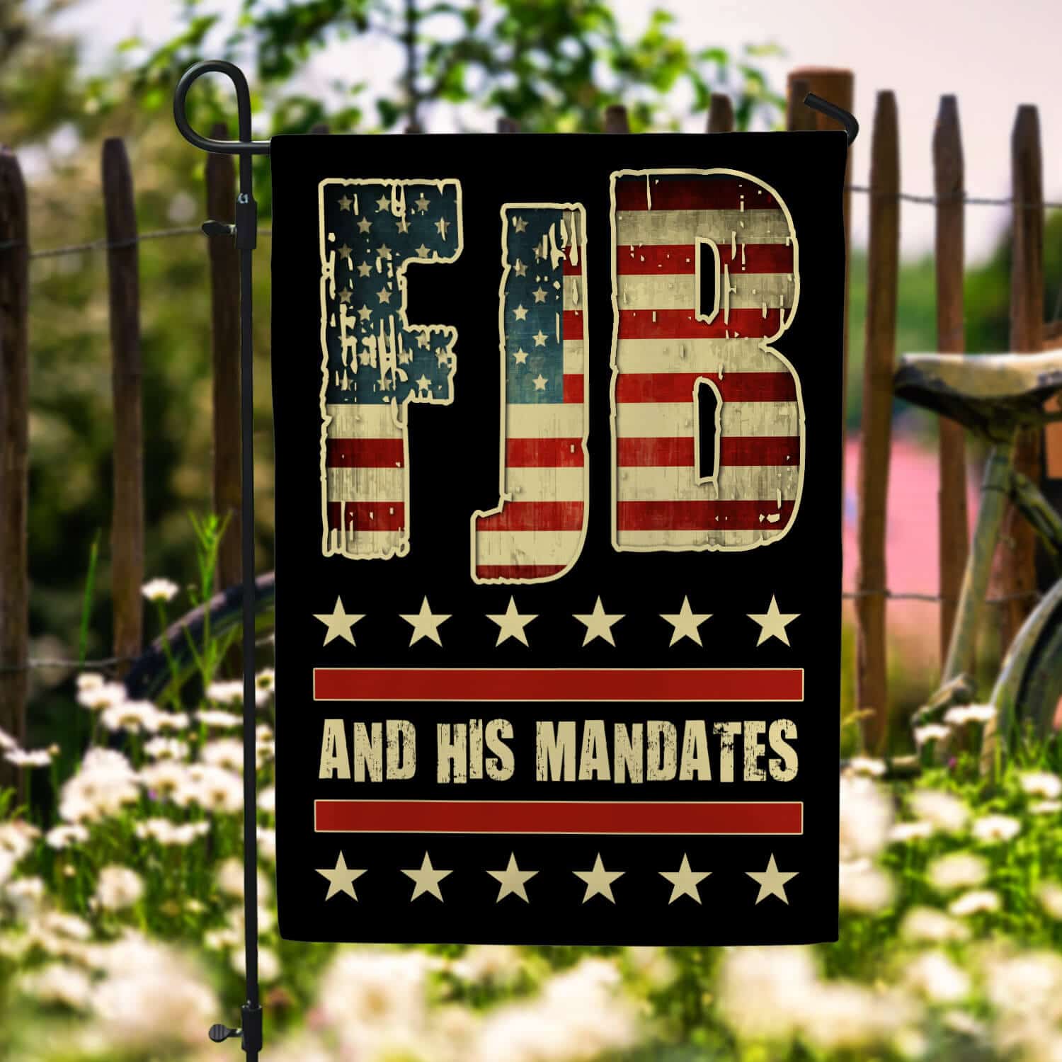 30x40 Garden Flag Mockup 6 30x40 Garden Flag Mockup 6