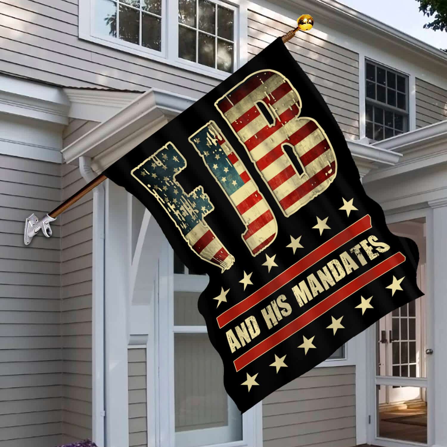 30x40 House Flag Mockup 6 30x40 House Flag Mockup 6