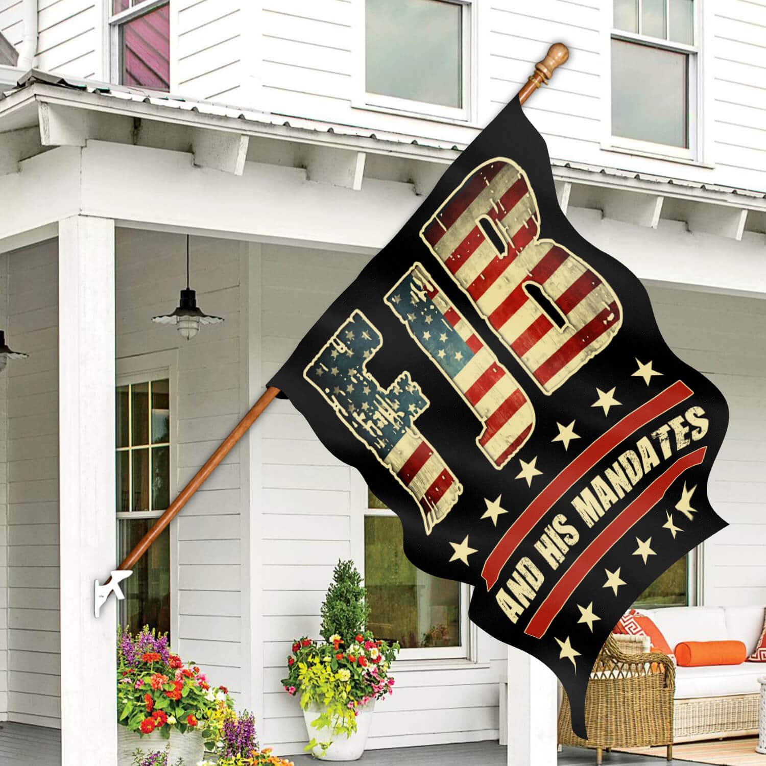 30x40 House Flag Mockup 7 30x40 House Flag Mockup 7