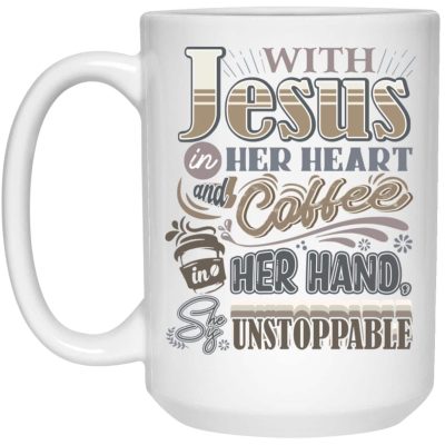 15 oz. White Mug