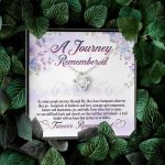 A Journey Remembered As Some People Journey Through Life Husband Memorial Love Knot Necklace