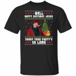 2Th. Happy Birthday Jesus(7), Black, Unisex T-Shirt