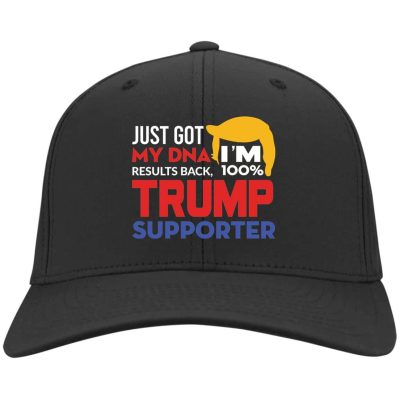 1O. Trump Supporter (Hat), Black, Twill Cap