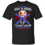 4VT. First Was Obama Now Is Biden, Black, Unisex T-Shirt