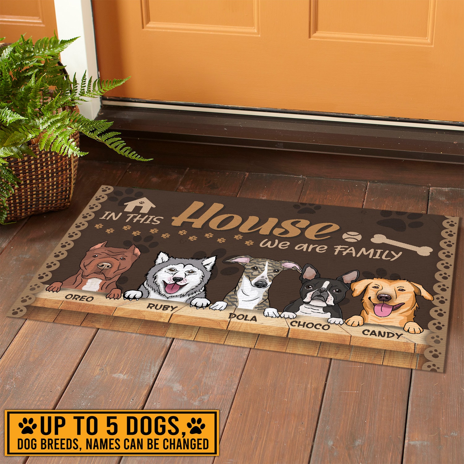 1. In This House CUSTOM CLIPART doormat(7) mk2