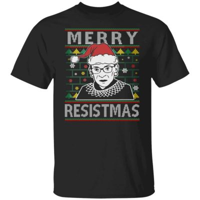 4Th. Merry Resistmas Tee (6) tee, Black, Unisex T-Shirt