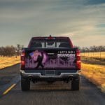 Bigfoot Let's Go Brandon American Flag Truck Tailgate Decal Sticker - Anti Biden Vinyl Graphic Decal Bumper Sticker