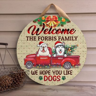 Wooden Door Sign
