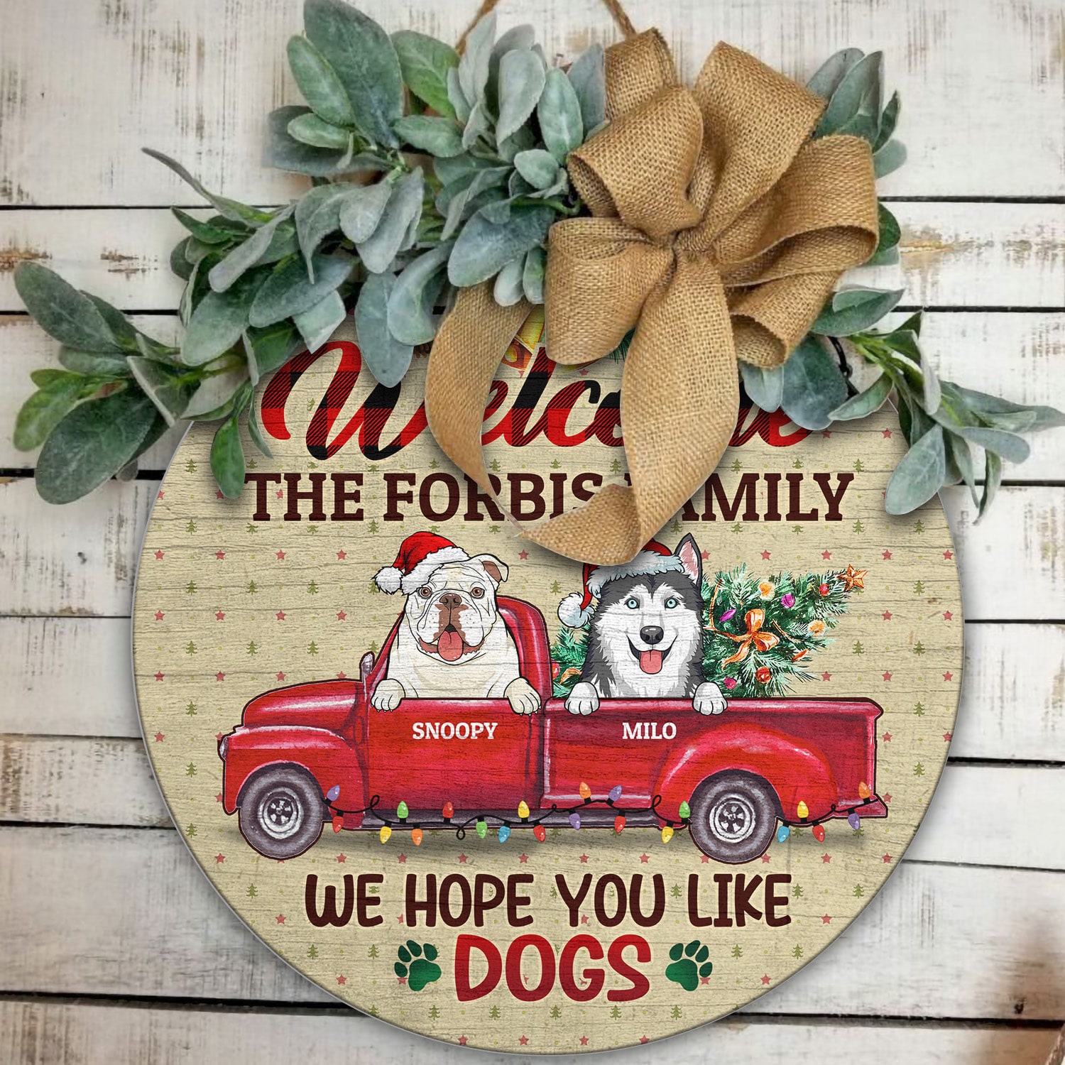 6Th. Hope You Like Dogs (Sample Design 2) Door Sign Mockup 11