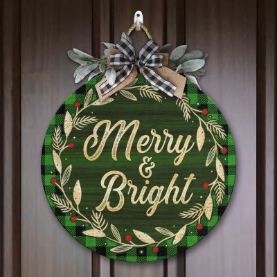Wooden Door Sign