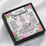 Sometimes It’s Hard to Find Words I Love You Mom Daughter Gift Giraffe Pendant Necklace