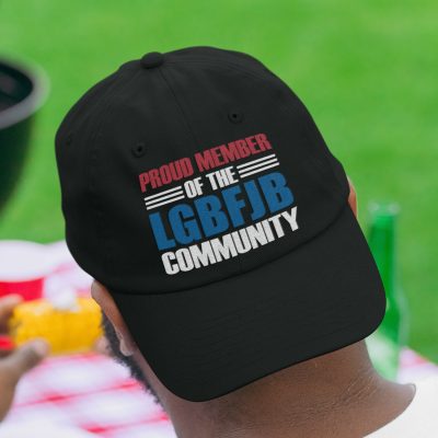 Proud Member Of LGBFJB Community Funny Republican Twill Cap - Anti Biden FJB Snapback Hat
