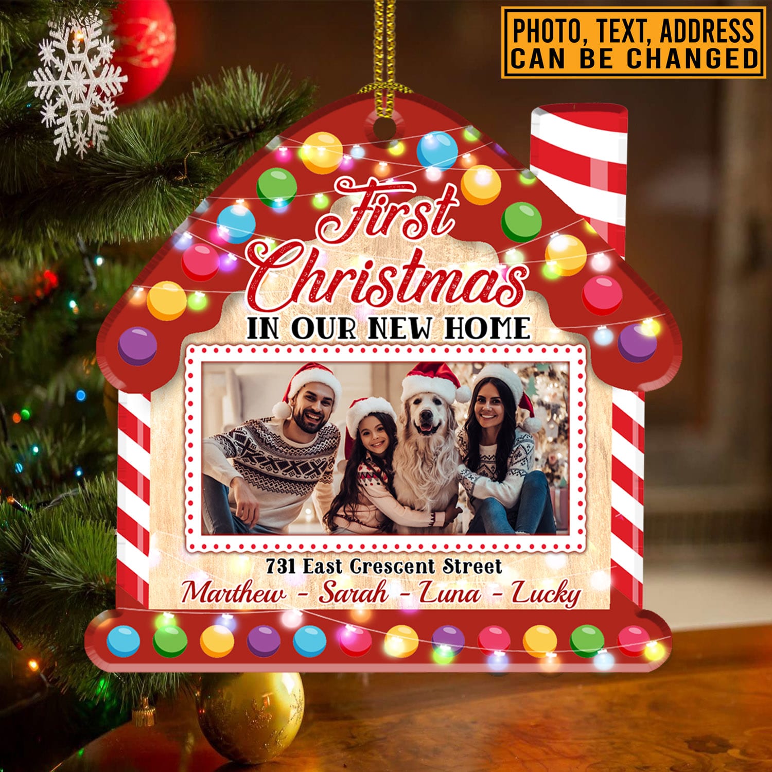 6VT. First Christmas In Our New Home Shape mk3